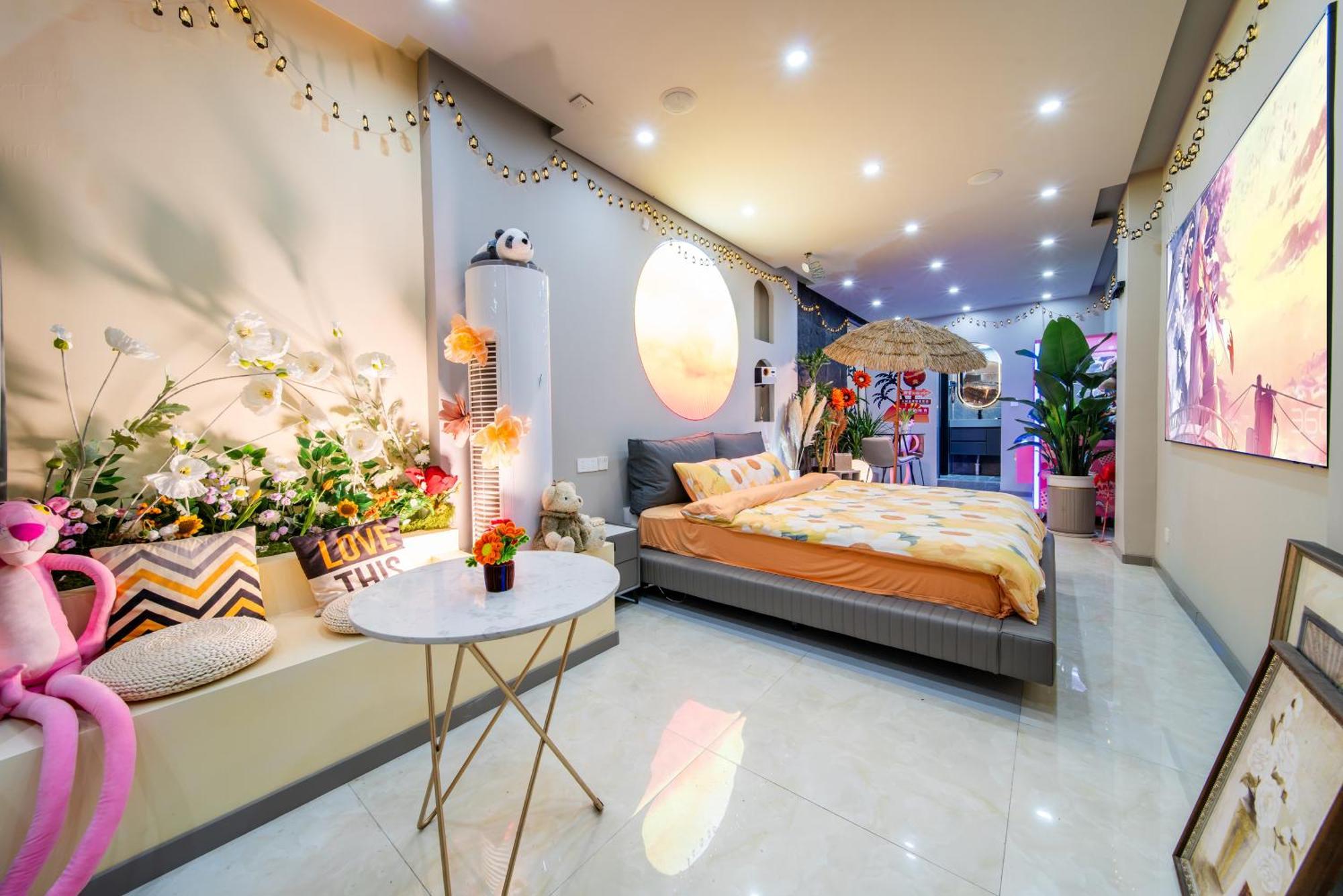 Qixi Boutique Apartment เหลียนหยุนกั่ง ภายนอก รูปภาพ