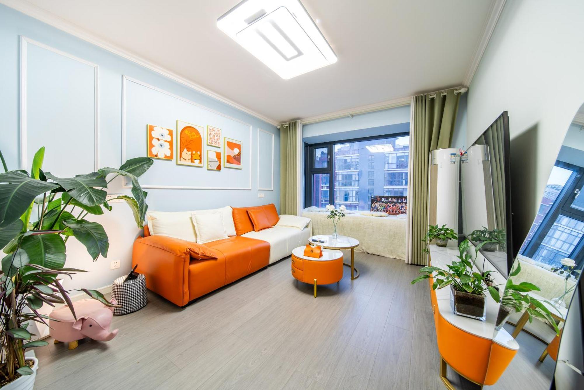 Qixi Boutique Apartment เหลียนหยุนกั่ง ภายนอก รูปภาพ