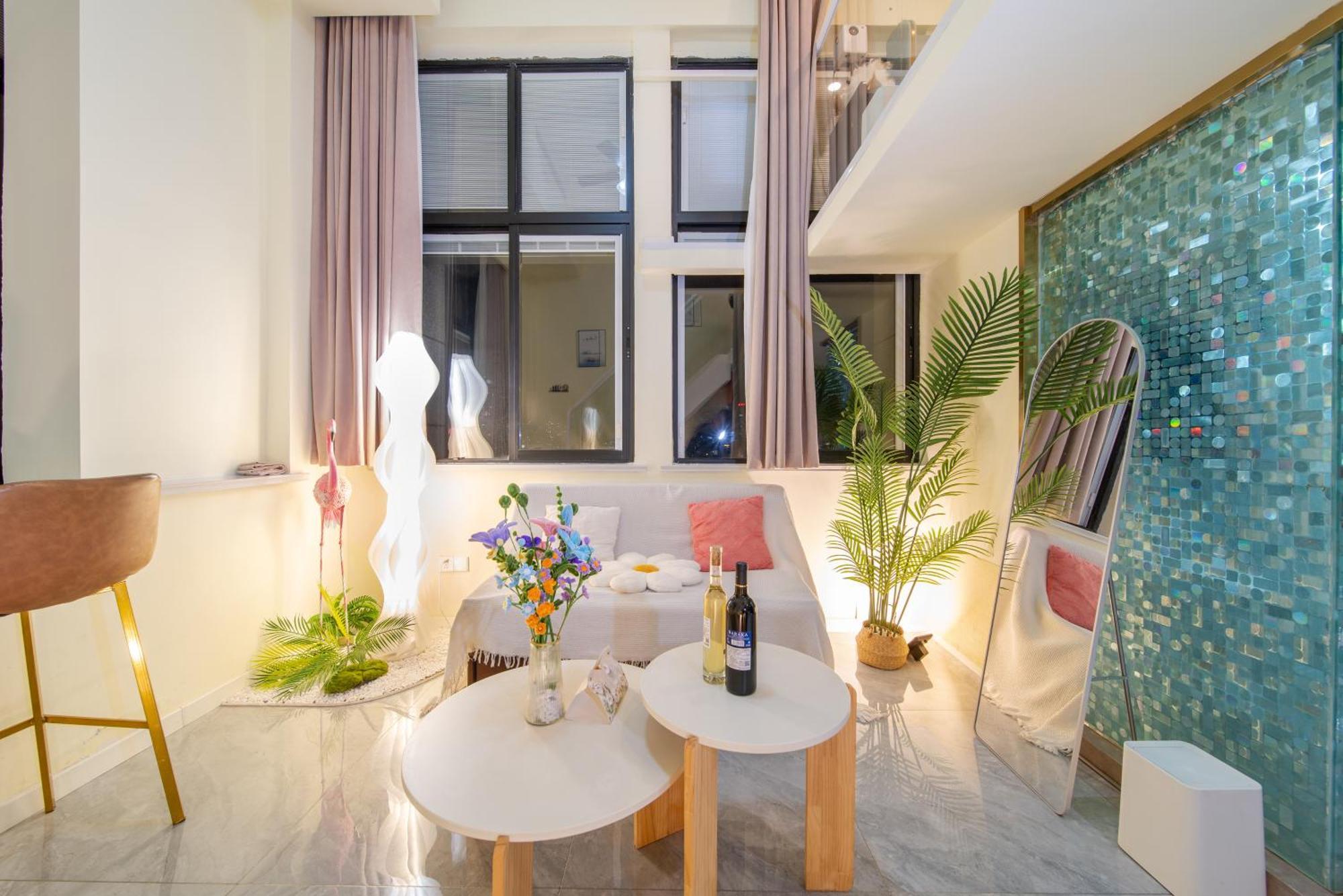 Qixi Boutique Apartment เหลียนหยุนกั่ง ภายนอก รูปภาพ